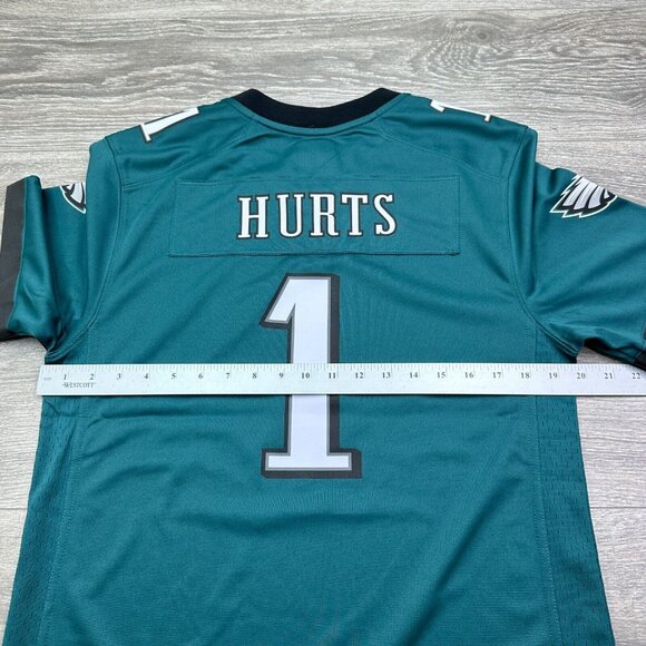 Nike Jalen Hurts Jersey Youth Boys Size L Midnight Green Philadelphia Eagles 90$ - Picture 13 of 16